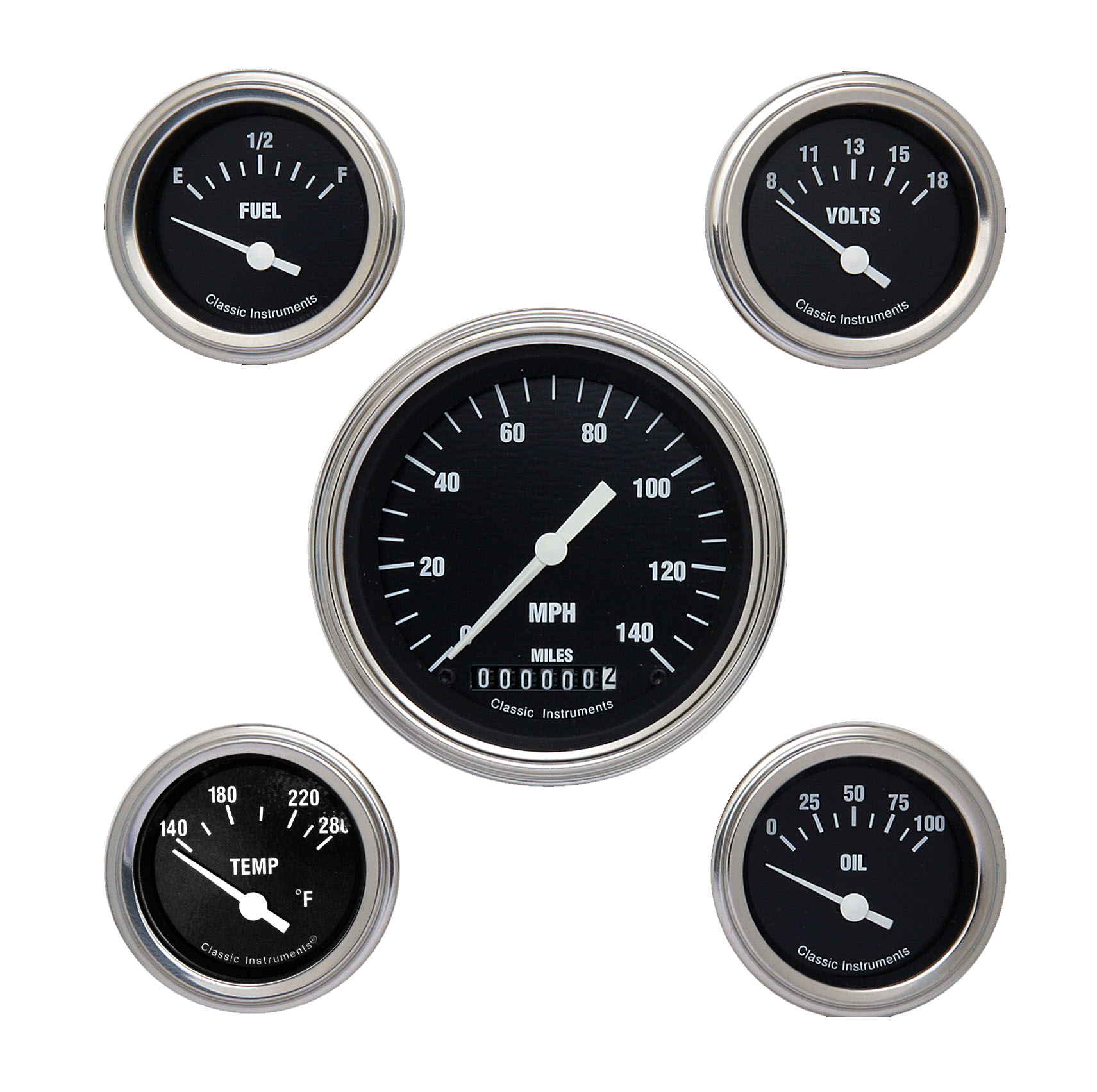 Classic Instruments HR00SLF - Hot Rod Series Classic Instruments HR00SLF - Hot Rod Series