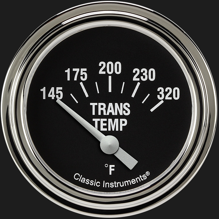 Classic Instruments HR227SLF - Hot Rod 2 5/8" Transmission Temperature Gauge