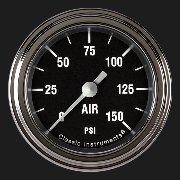 Classic Instruments HR118SLF - Hot Rod 2 1/8" Air Pressure Gauge