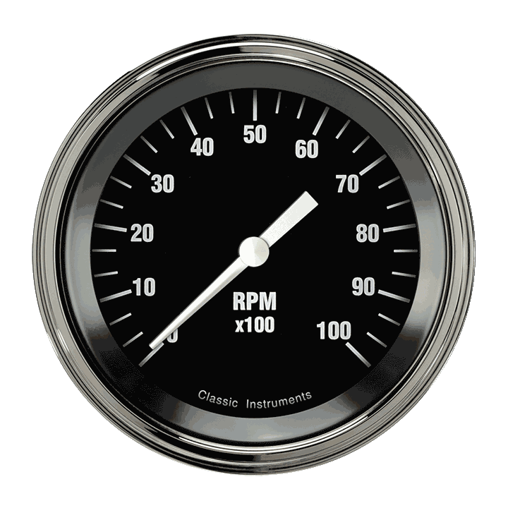 Classic Instruments HR10SLF - Hot Rod 3 3/8" Tachometer Classic Instruments HR10SLF - Hot Rod 3 3/8" Tachometer