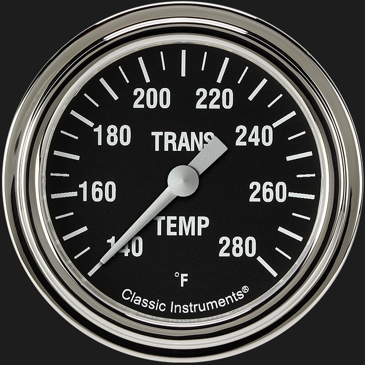 Classic Instruments HR327SLF - Hot Rod 2 5/8" Transmission Temperature Gauge