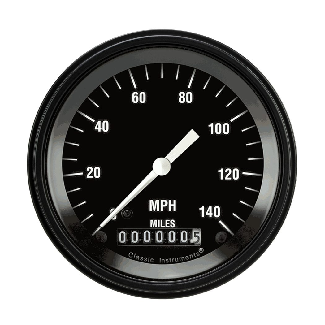 Classic Instruments HR55BLF - HOT ROD 3IN SPEEDO 140 MPH Classic Instruments HR55BLF - HOT ROD 3IN SPEEDO 140 MPH
