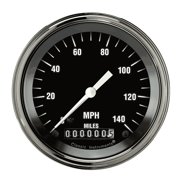 Classic Instruments HR55SLF - Hot Rod 3 3/8" Speedometer Classic Instruments HR55SLF - Hot Rod 3 3/8" Speedometer