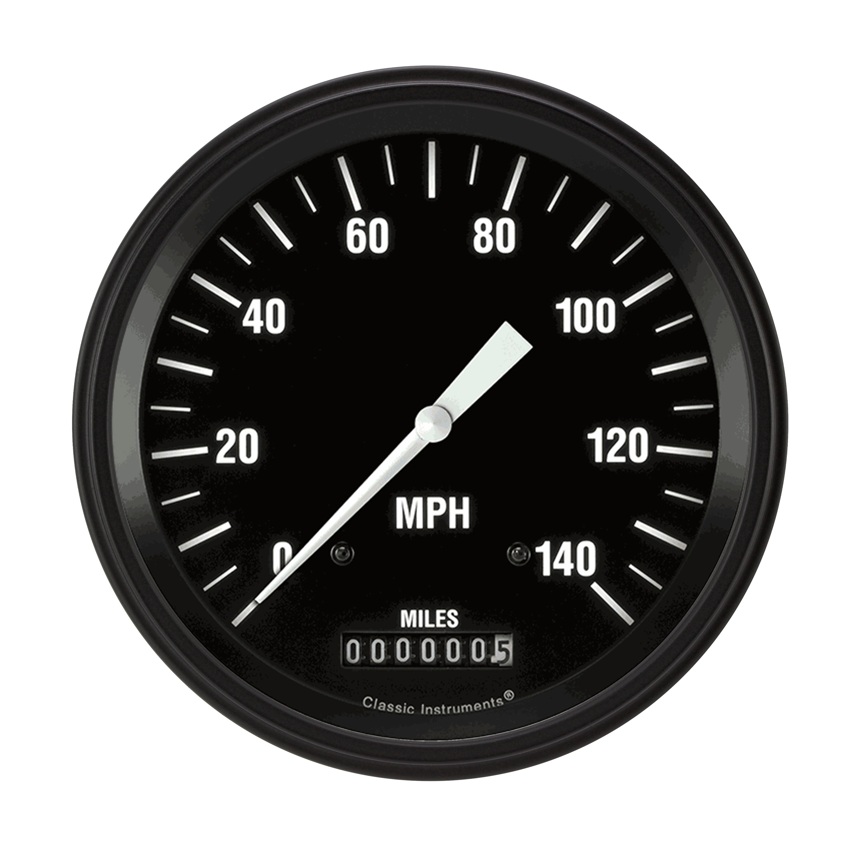 Classic Instruments HR56BLF - HOT ROD 5IN SPEEDO 140 MPH