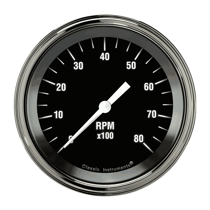 Classic Instruments HR80SLC - HOT ROD 3IN TACH 8000 RPM Classic Instruments HR80SLC - HOT ROD 3IN TACH 8000 RPM