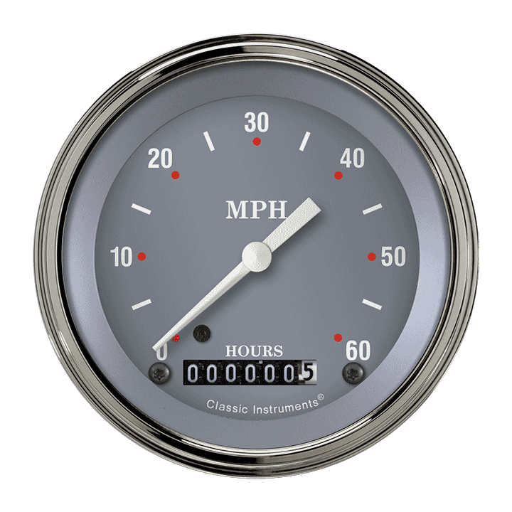 Classic Instruments LSSG - SG Series 3 3/8" Low Speed Speedometer