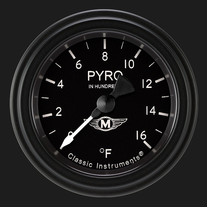 Classic Instruments MA198BLF - Moal Bomber 2 1/8" Exhaust Gas Temp. Gauge Classic Instruments MA198BLF - Moal Bomber 2 1/8" Exhaust Gas Temp. Gauge