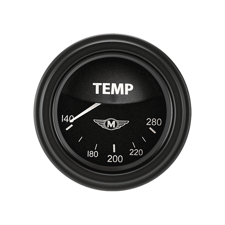 Classic Instruments MA26BLC - MOAL BOMBER 2IN WATER TEMP Classic Instruments MA26BLC - MOAL BOMBER 2IN WATER TEMP