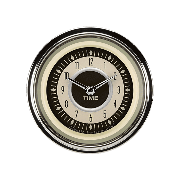 Classic Instruments NT90SLC - NOSTALGIA VT 2IN CLOCK W/RESET Classic Instruments NT90SLC - NOSTALGIA VT 2IN CLOCK W/RESET