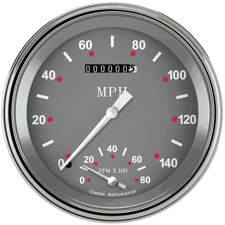 Classic Instruments SG50SLF - SG Series 4 5/8" Speedtachular Classic Instruments SG50SLF - SG Series 4 5/8" Speedtachular