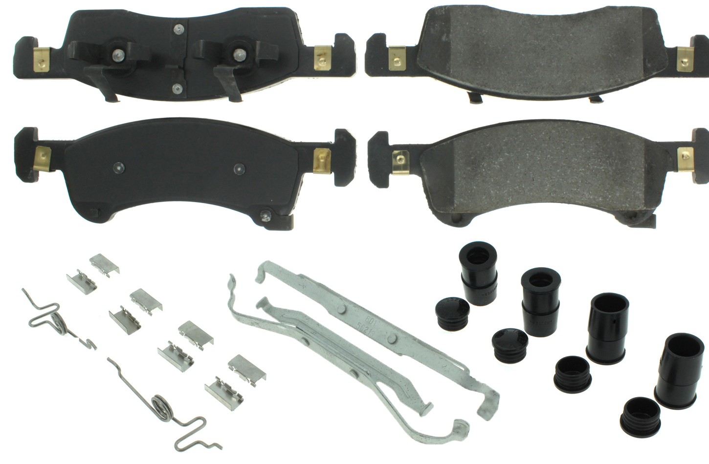 Centric 300.0934 - Premium Semi-Metallic Br ake Pads with Shims and Centric 300.0934 - Premium Semi-Metallic Br ake Pads with Shims and