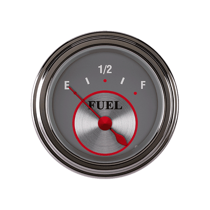 Classic Instruments SS09SLC - SILVER SERIES 2IN FUEL 240-33 Classic Instruments SS09SLC - SILVER SERIES 2IN FUEL 240-33