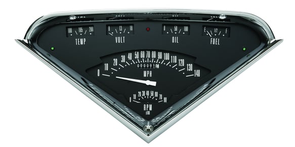 Classic Instruments TF01B - Hot Rod Black Tach Force Package