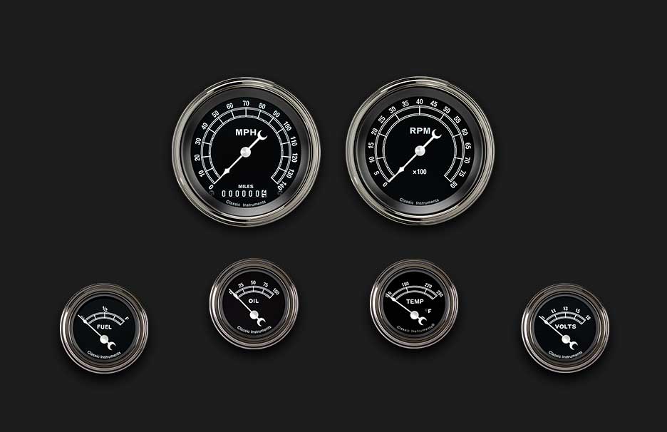 Classic Instruments TR01SLC - TRADITIONAL 6 GAUTOGE SET-GM