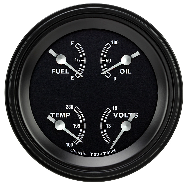 Classic Instruments TR76BLF - TRADITIONAL 3IN QUAD 240-33