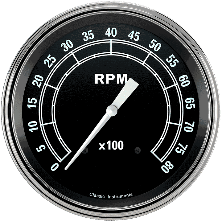 Classic Instruments TR71SLF - Traditional 4 5/8" Tachometer Classic Instruments TR71SLF - Traditional 4 5/8" Tachometer