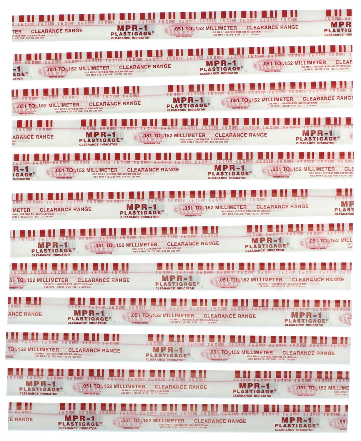 Clevite MPR1 - Plastigage Red Plastigage - 12 Pack
