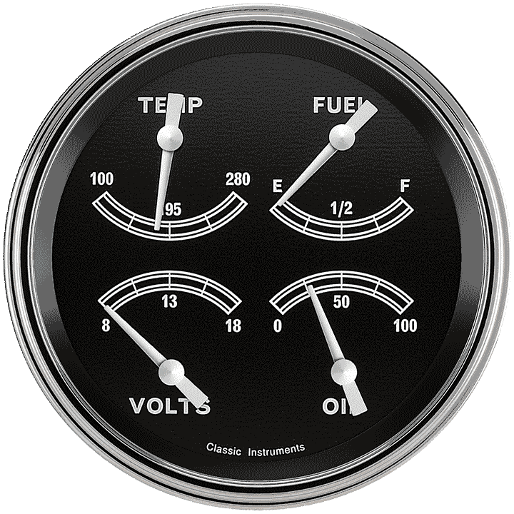 Classic Instruments TR75SLC - TRADITIONAL 5IN QUAD 240-33 Classic Instruments TR75SLC - TRADITIONAL 5IN QUAD 240-33