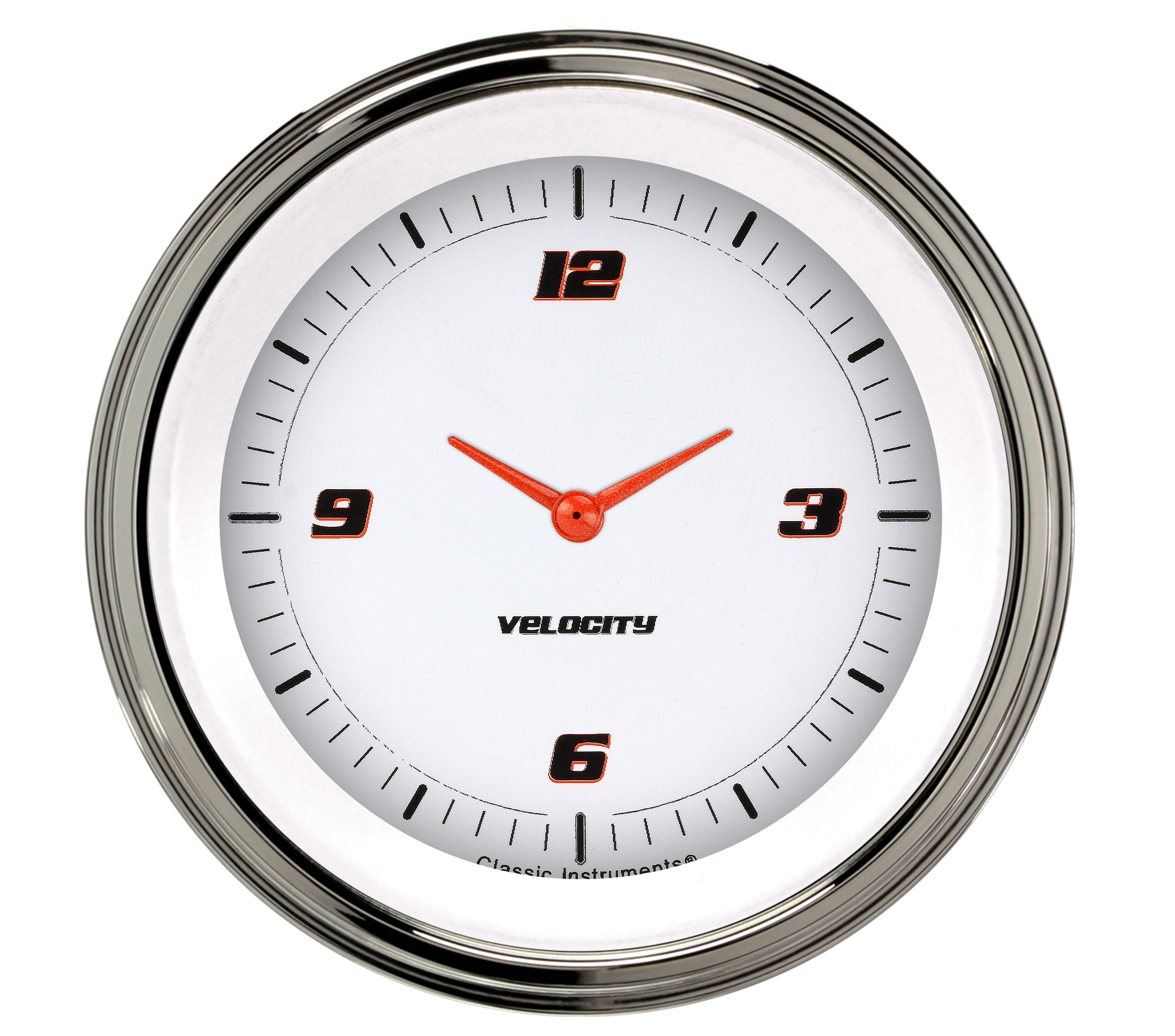 Classic Instruments VS93WSLF - VELOCITY WHITE 3IN CLOCK W RESET Classic Instruments VS93WSLF - VELOCITY WHITE 3IN CLOCK W RESET