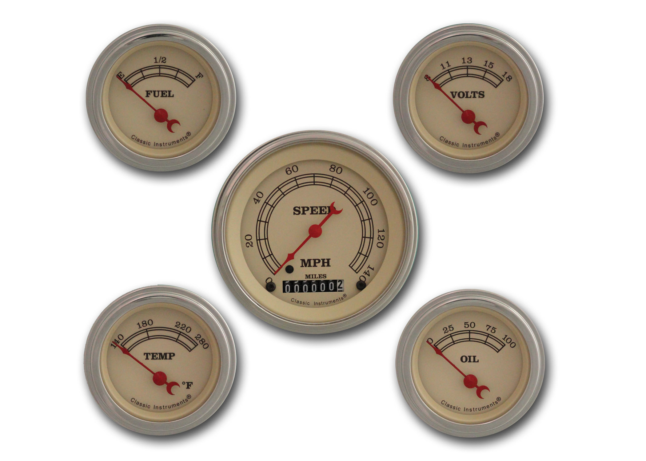 Classic Instruments VT00SLC - VINTAGE SERIES 5 GAUTOGE SET-GM