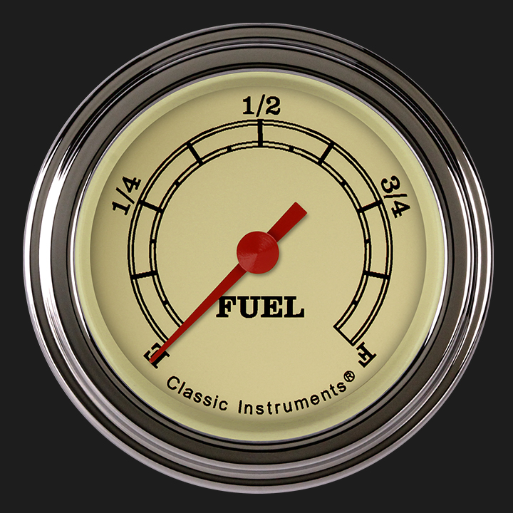 Classic Instruments VT109SLF - Vintage 2 1/8" Fuel Gauge Classic Instruments VT109SLF - Vintage 2 1/8" Fuel Gauge