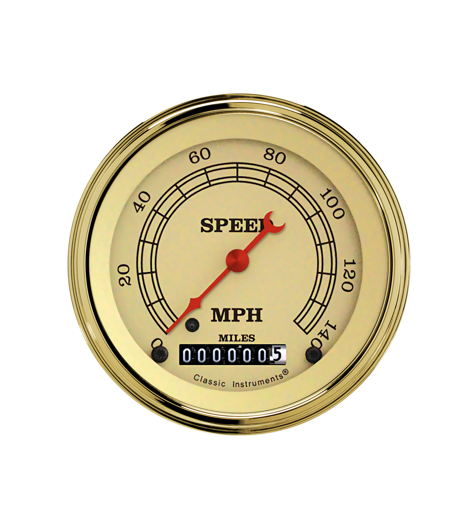 Classic Instruments VT55GLF - VINTAGE 3IN SPEEDO 140 MPH Classic Instruments VT55GLF - VINTAGE 3IN SPEEDO 140 MPH