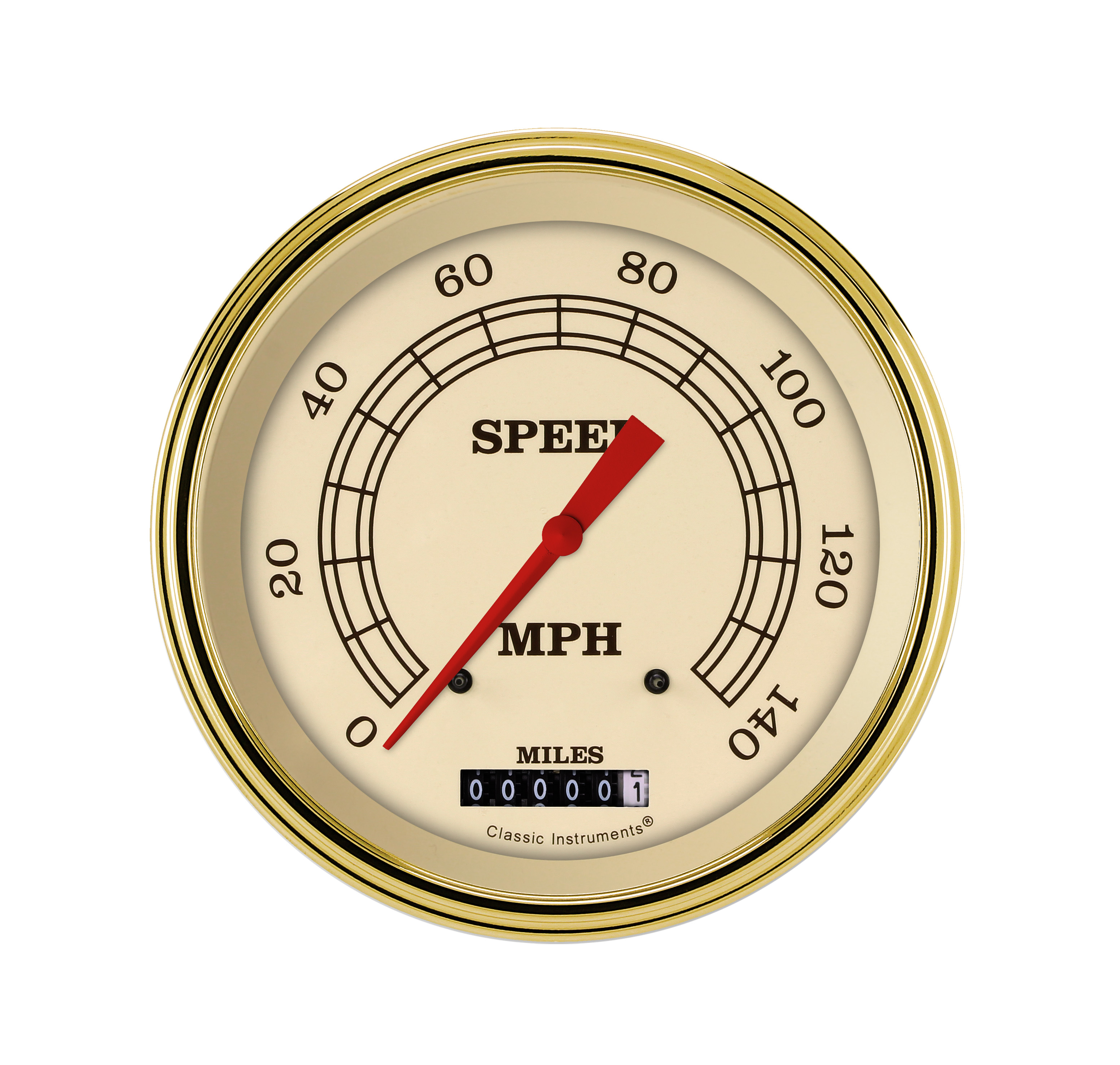 Classic Instruments VT56GLF - VINTAGE 5IN SPEEDO 140 MPH