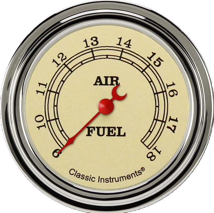 Classic Instruments VT394SLF - Vintage 2 5/8" Air Fuel Ratio Gauge