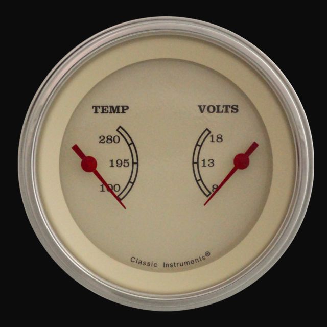 Classic Instruments VT74SLF - Temp & Volt Classic Instruments VT74SLF - Temp & Volt