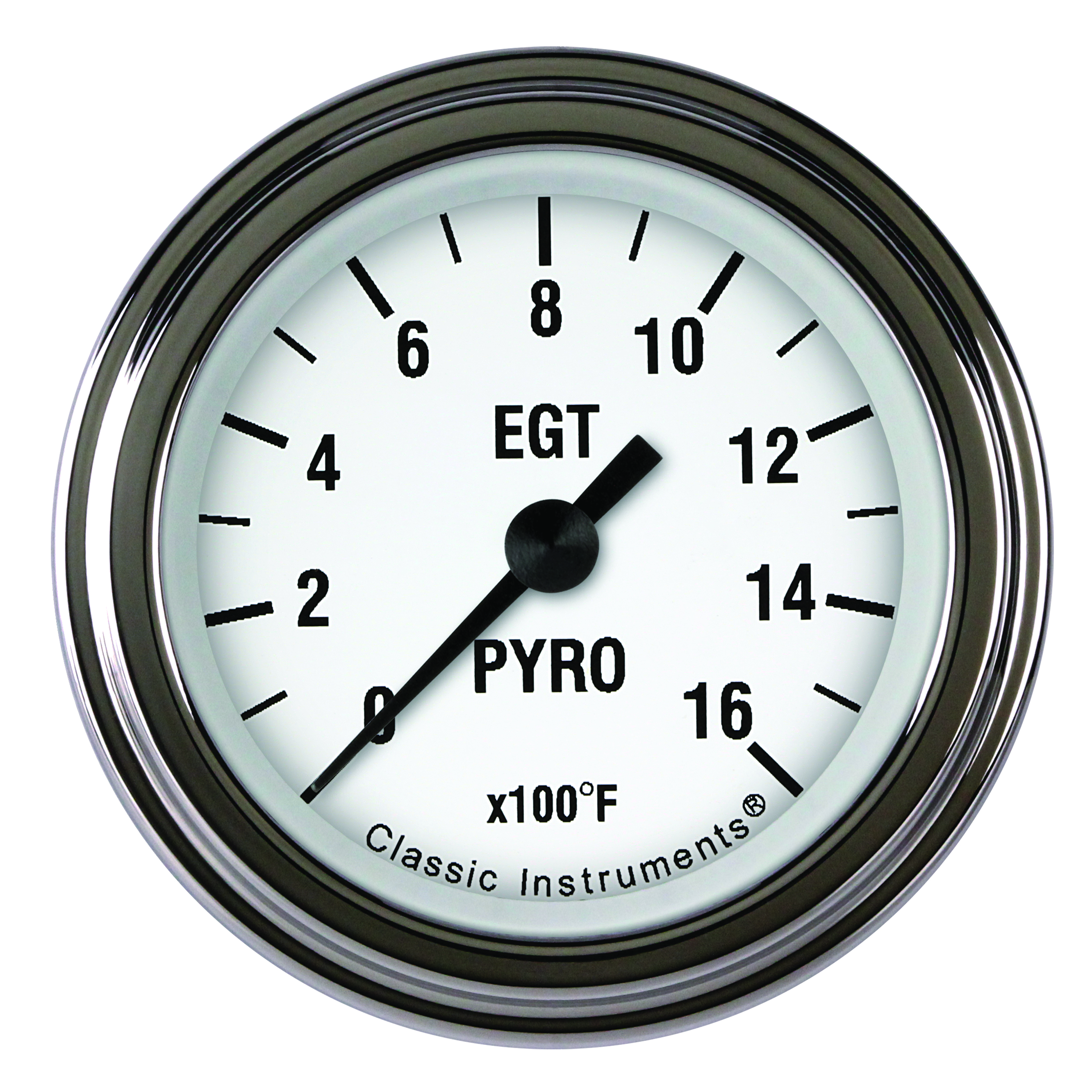 Classic Instruments WH198SLF - White Hot 2 1/8" Exhaust Gas Temp. Gauge Classic Instruments WH198SLF - White Hot 2 1/8" Exhaust Gas Temp. Gauge