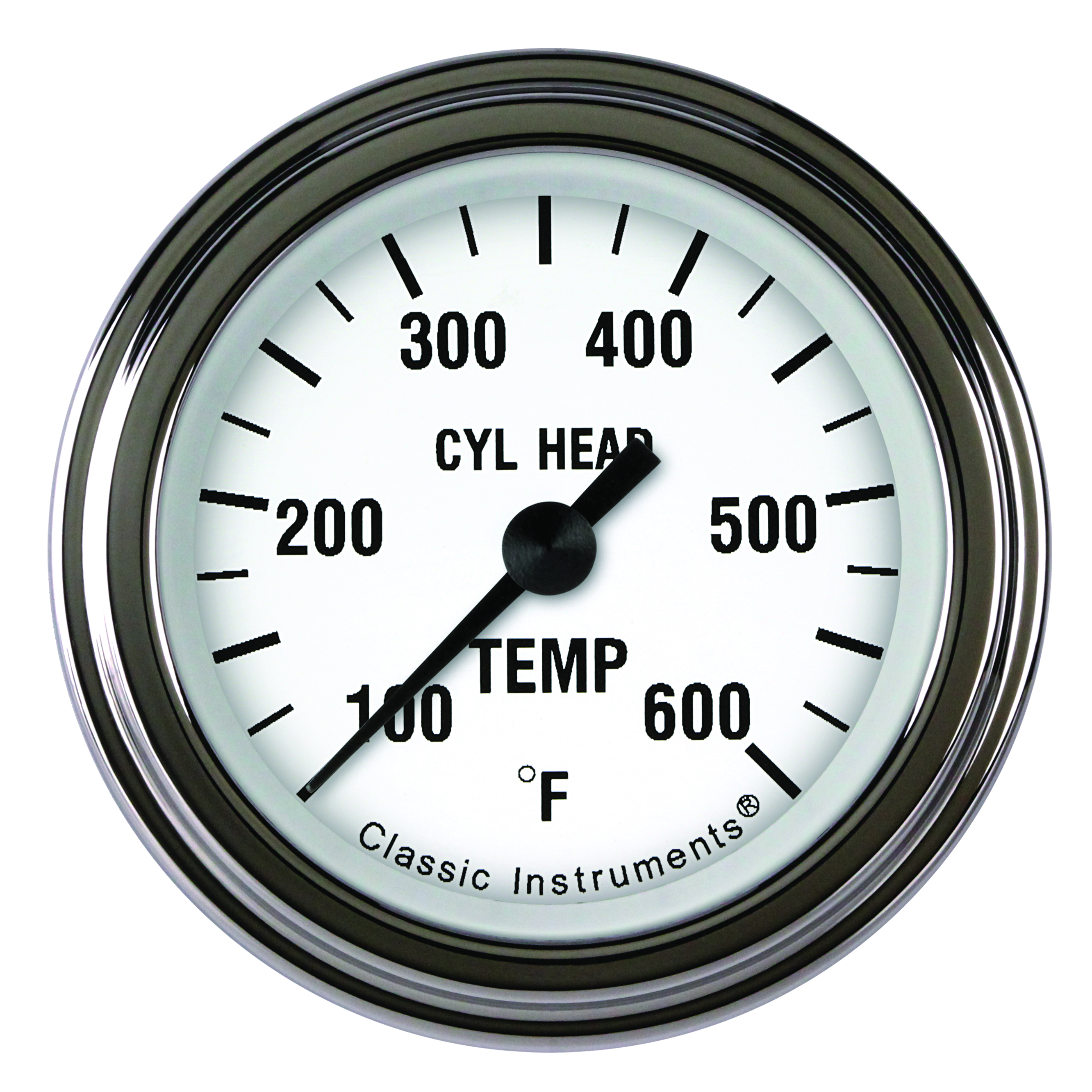Classic Instruments WH197SLF - White Hot 2 1/8" Cylinder Head Temp. Gauge