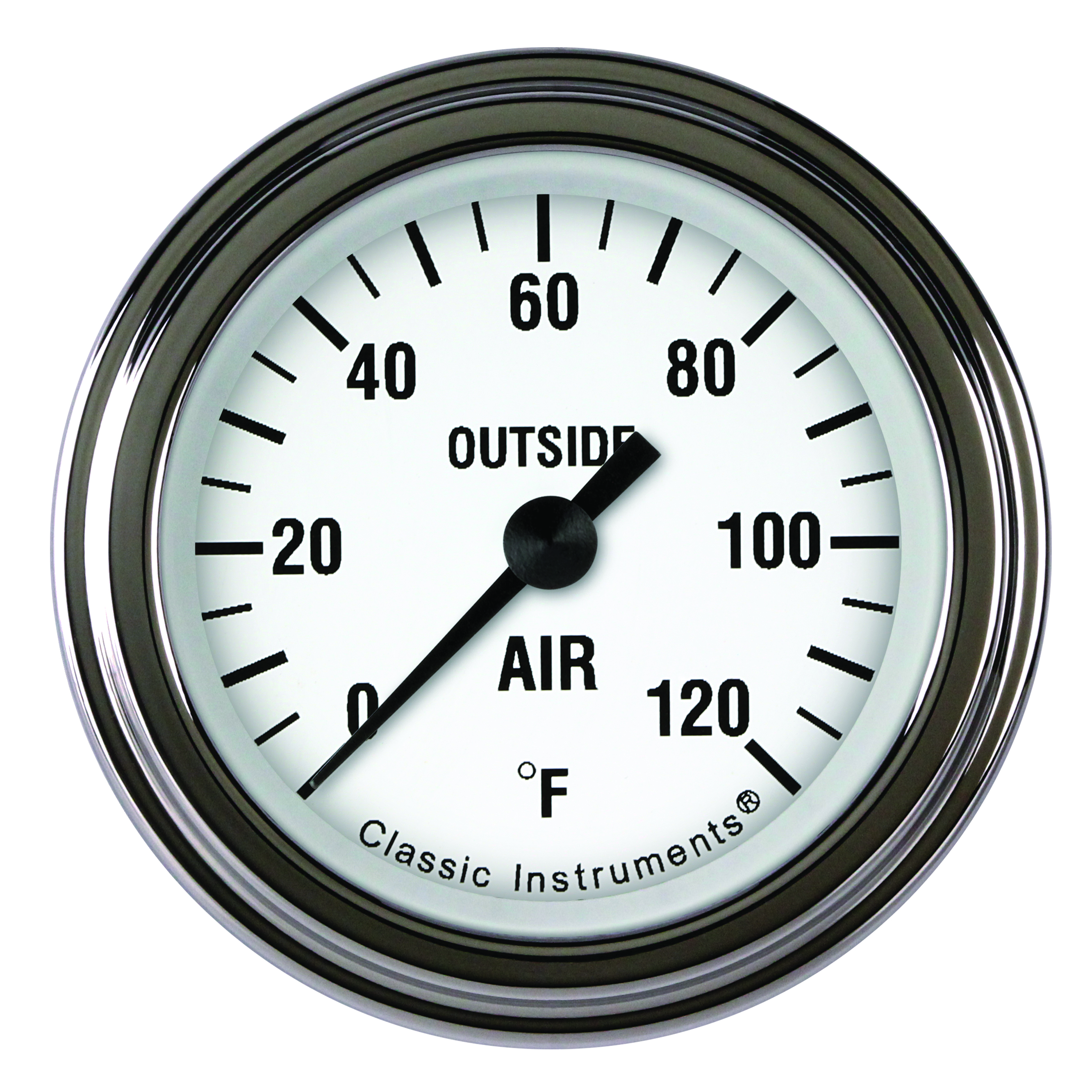 Classic Instruments WH199SLF - White Hot 2 1/8" External Air Temp. Gauge