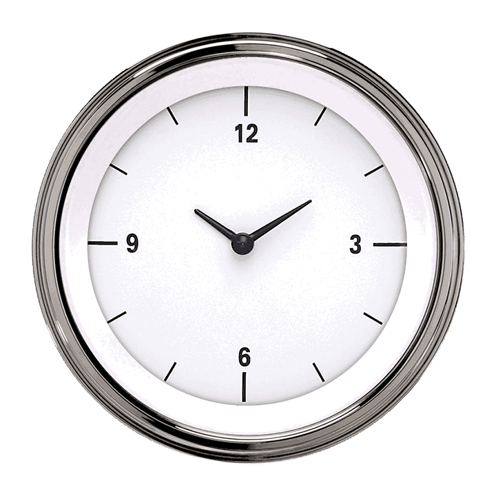 Classic Instruments WH93SLF - White Hot 3 3/8" Clock Classic Instruments WH93SLF - White Hot 3 3/8" Clock