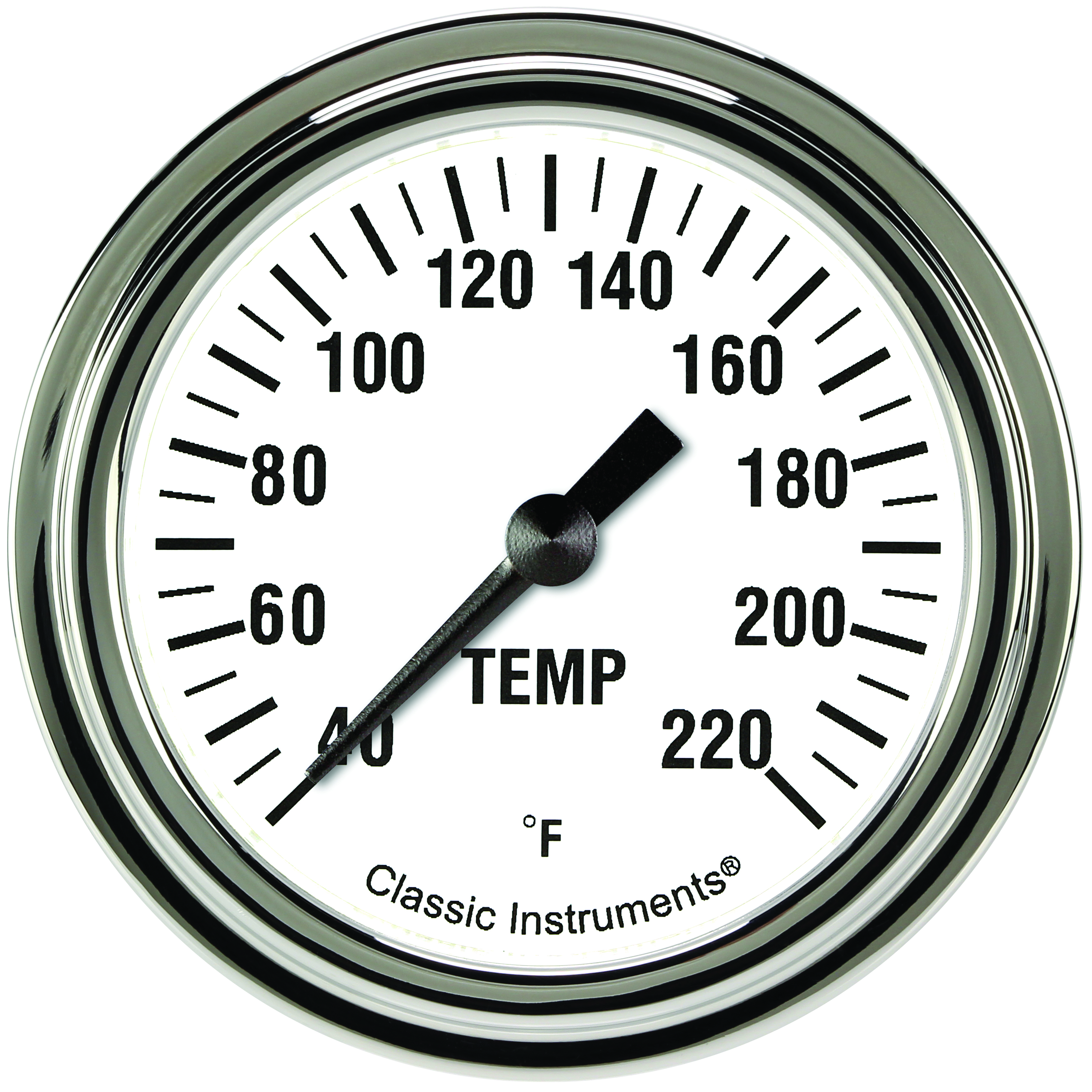 Classic Instruments WH329SLF - White Hot 2 5/8" Stock Eliminator Temp. Gauge Classic Instruments WH329SLF - White Hot 2 5/8" Stock Eliminator Temp. Gauge