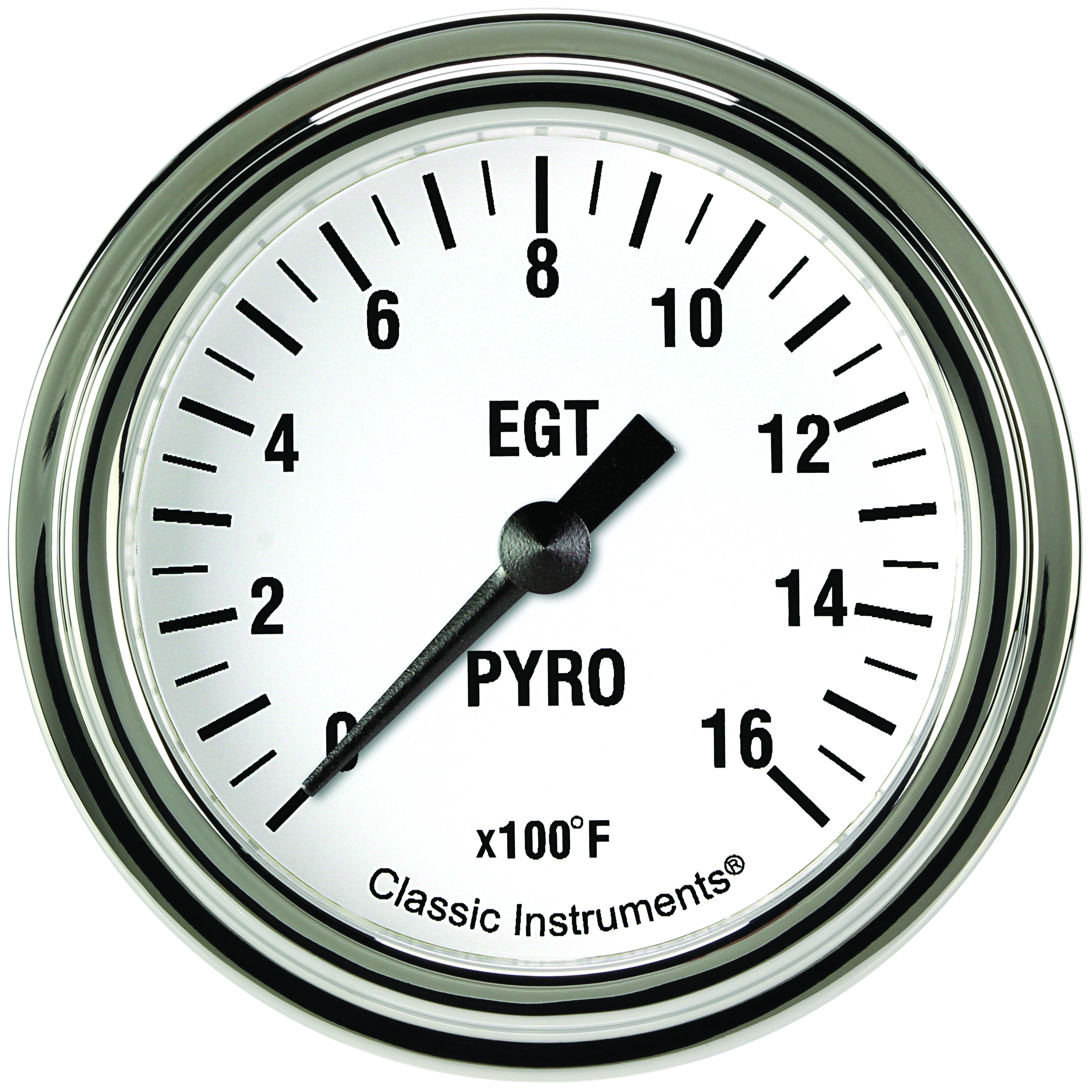 Classic Instruments WH398SLF - White Hot 2 5/8" Exhaust Gas Temp. Gauge Classic Instruments WH398SLF - White Hot 2 5/8" Exhaust Gas Temp. Gauge