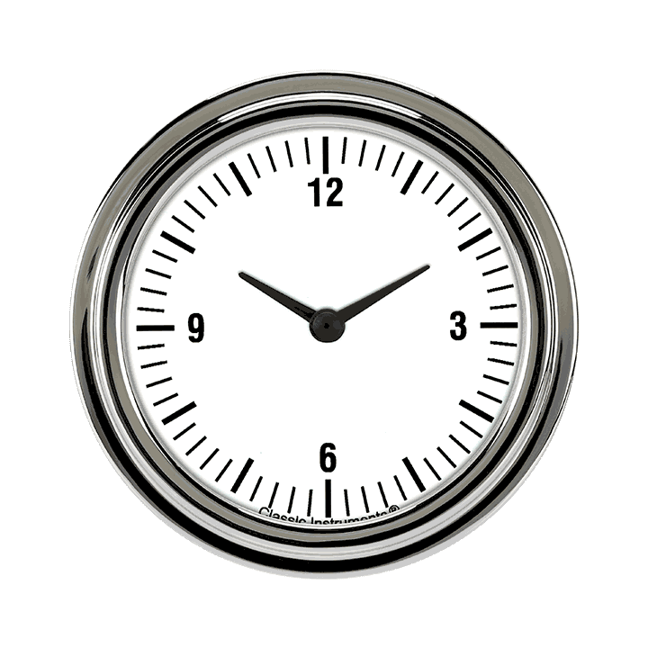 Classic Instruments WH92SLF - White Hot 2 5/8" Clock