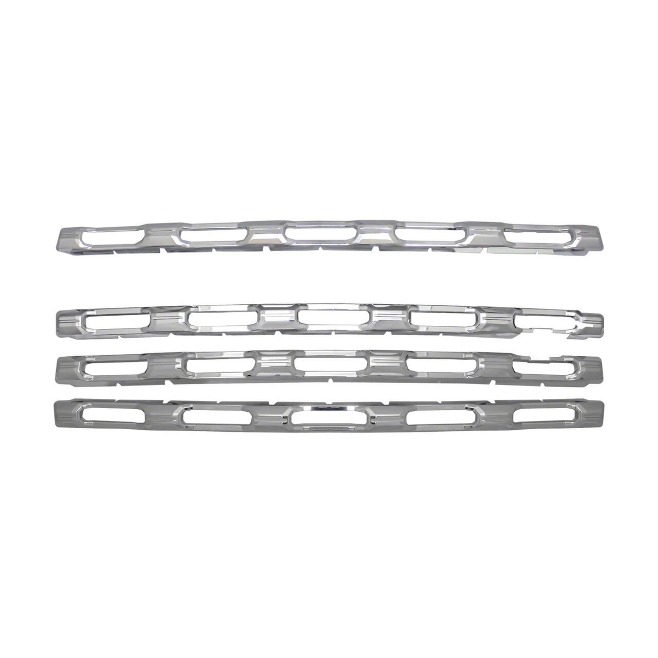 Coast To Coast CCIGI168 - Four Piece Set, Chrome Finish, Utilizes Both Clips and Tape for Retention
