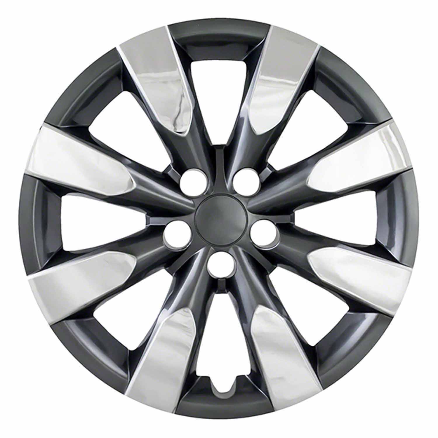Coast To Coast IWC51316CC - Wheel Cover 16 Inch 8 Spok Chrome Charcoal Set Of 4