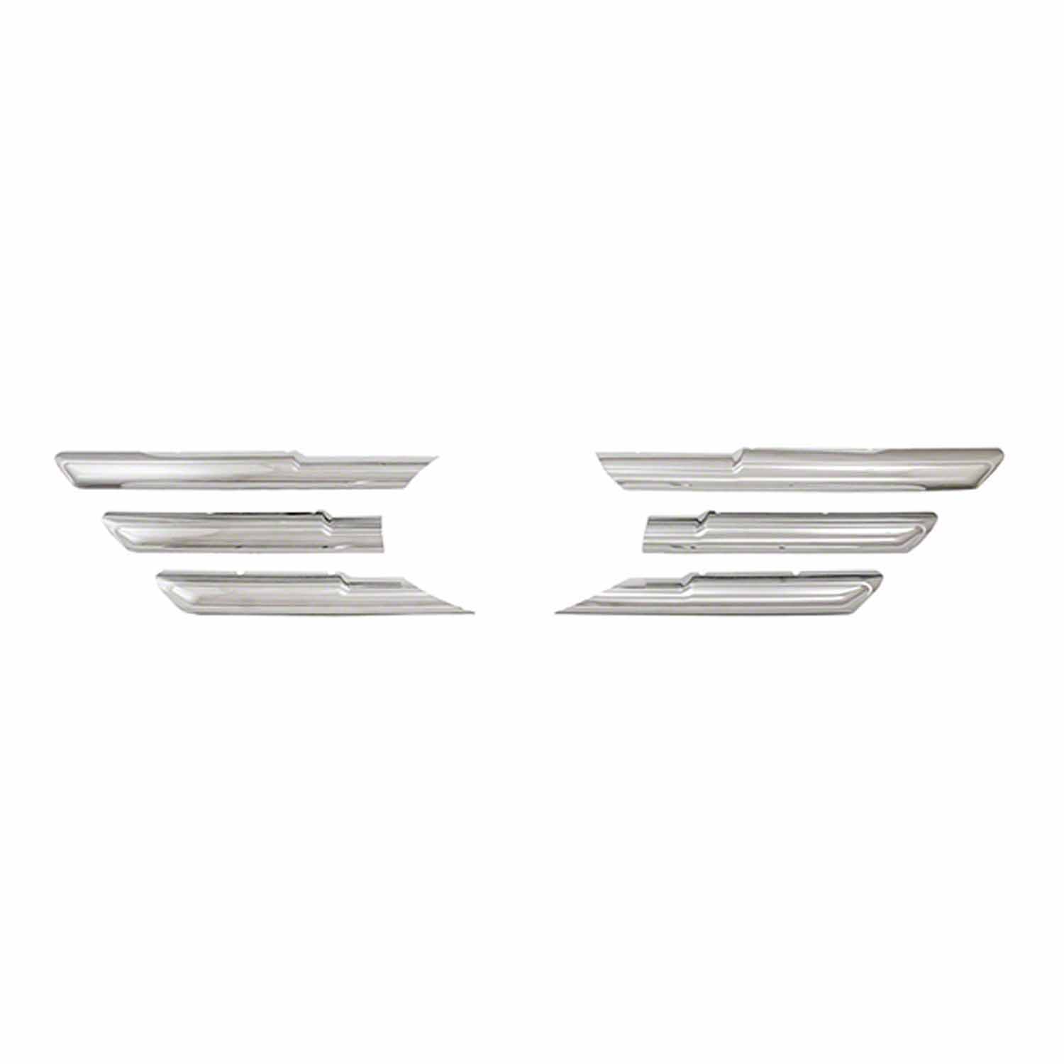 Coast To Coast IWCGI145 - Grille Insert Overlay Horizontal Bar 6 Pc Chrome ABS Coast To Coast IWCGI145 - Grille Insert Overlay Horizontal Bar 6 Pc Chrome ABS