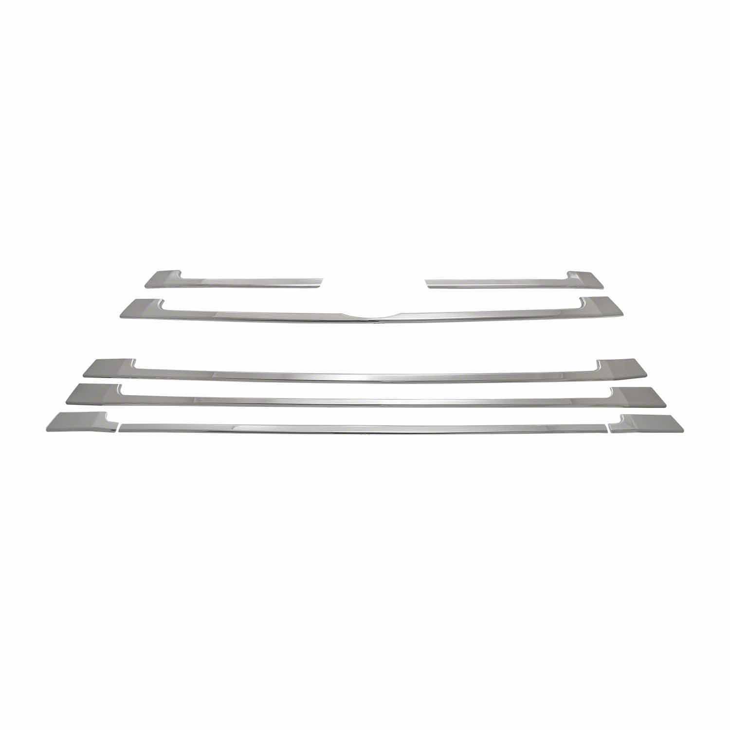 Coast To Coast IWCGI154 - Grille Insert Overlay Mesh Style 6 Piece Chrome ABS