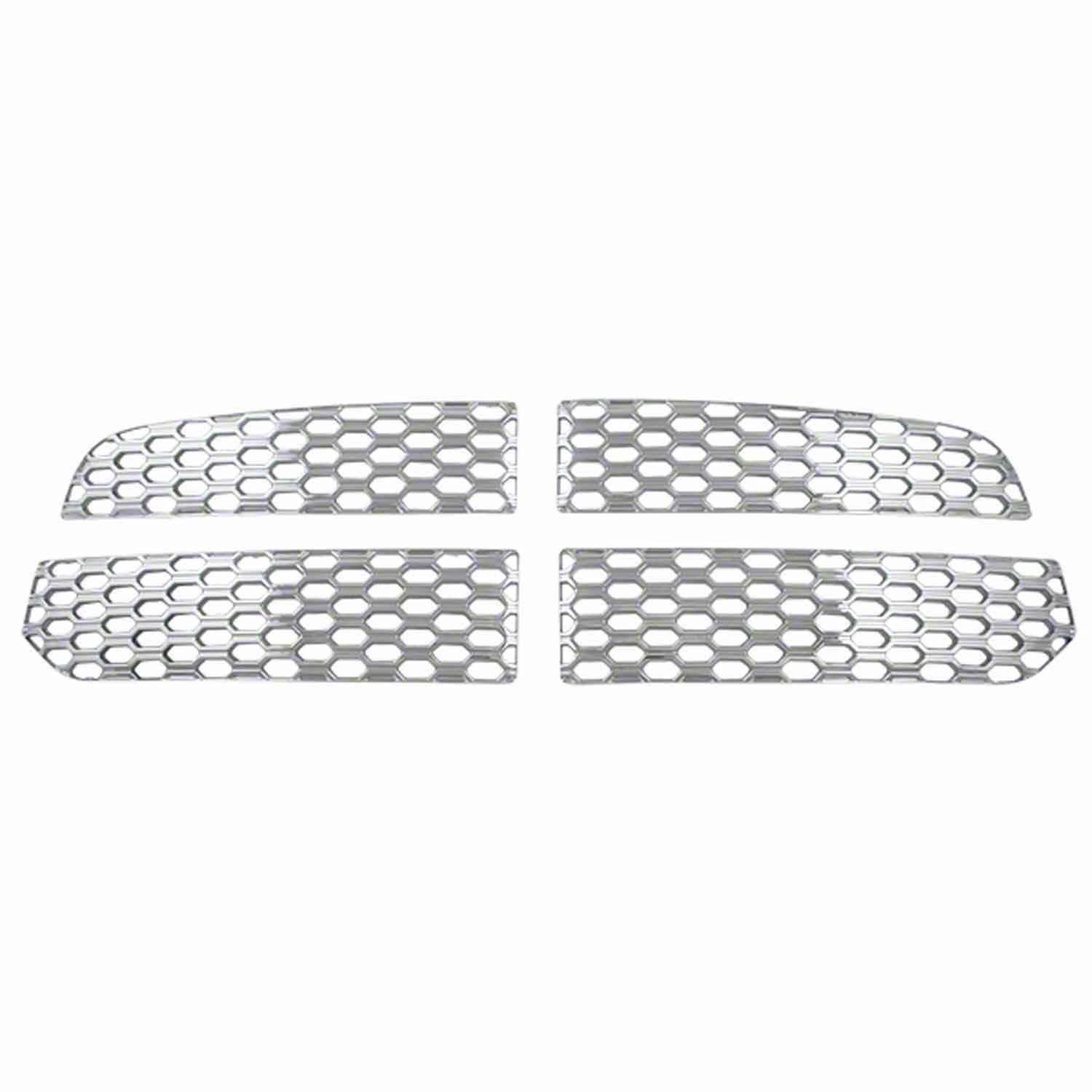 Coast To Coast IWCGI119 - Grille Insert Honeycomb 4 Piece Chrome ABS