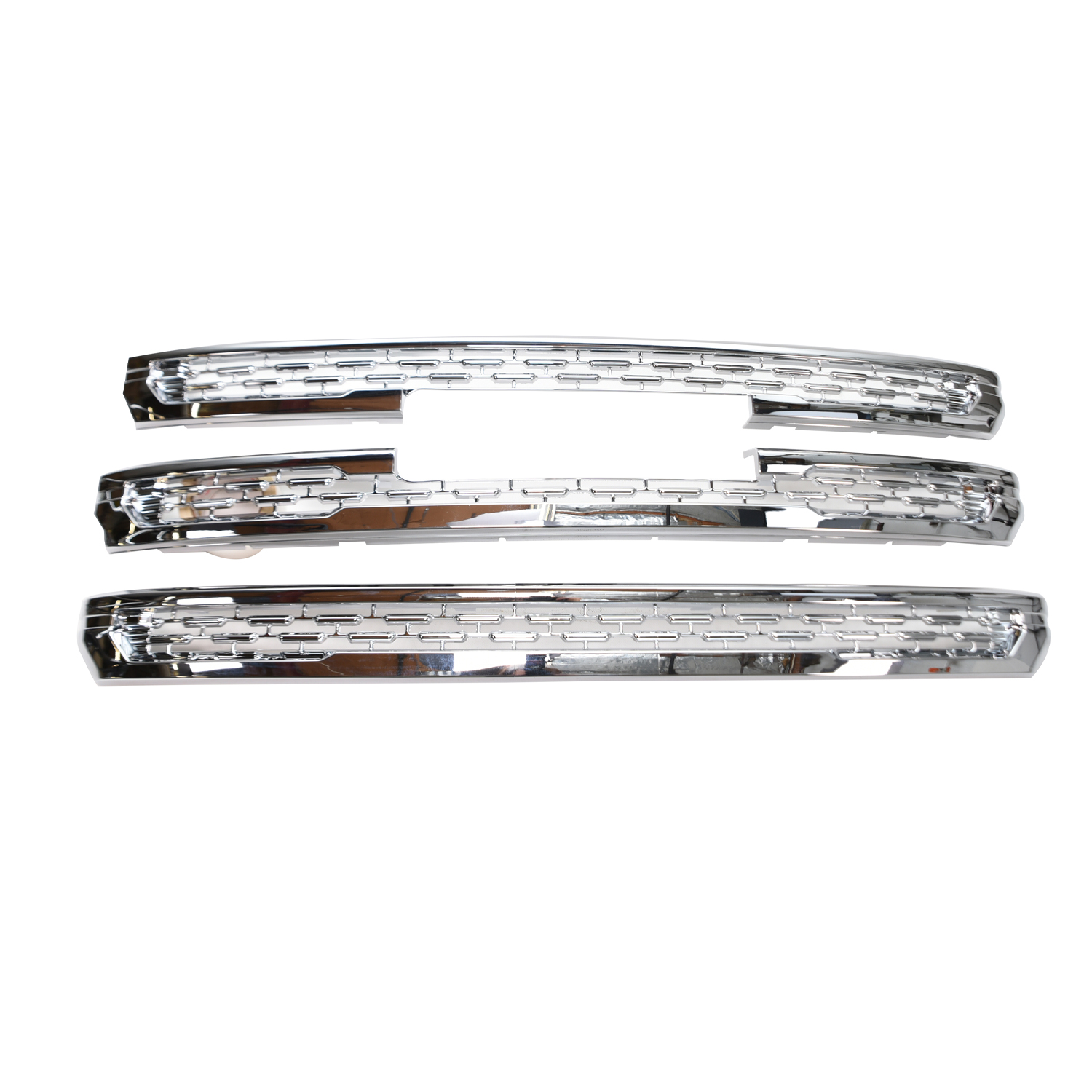 Coast To Coast IWCGI175 - Three Piece Set, Chrome Finish, Utilizes Both Clips and Tape for Retention Coast To Coast IWCGI175 - Three Piece Set, Chrome Finish, Utilizes Both Clips and Tape for Retention
