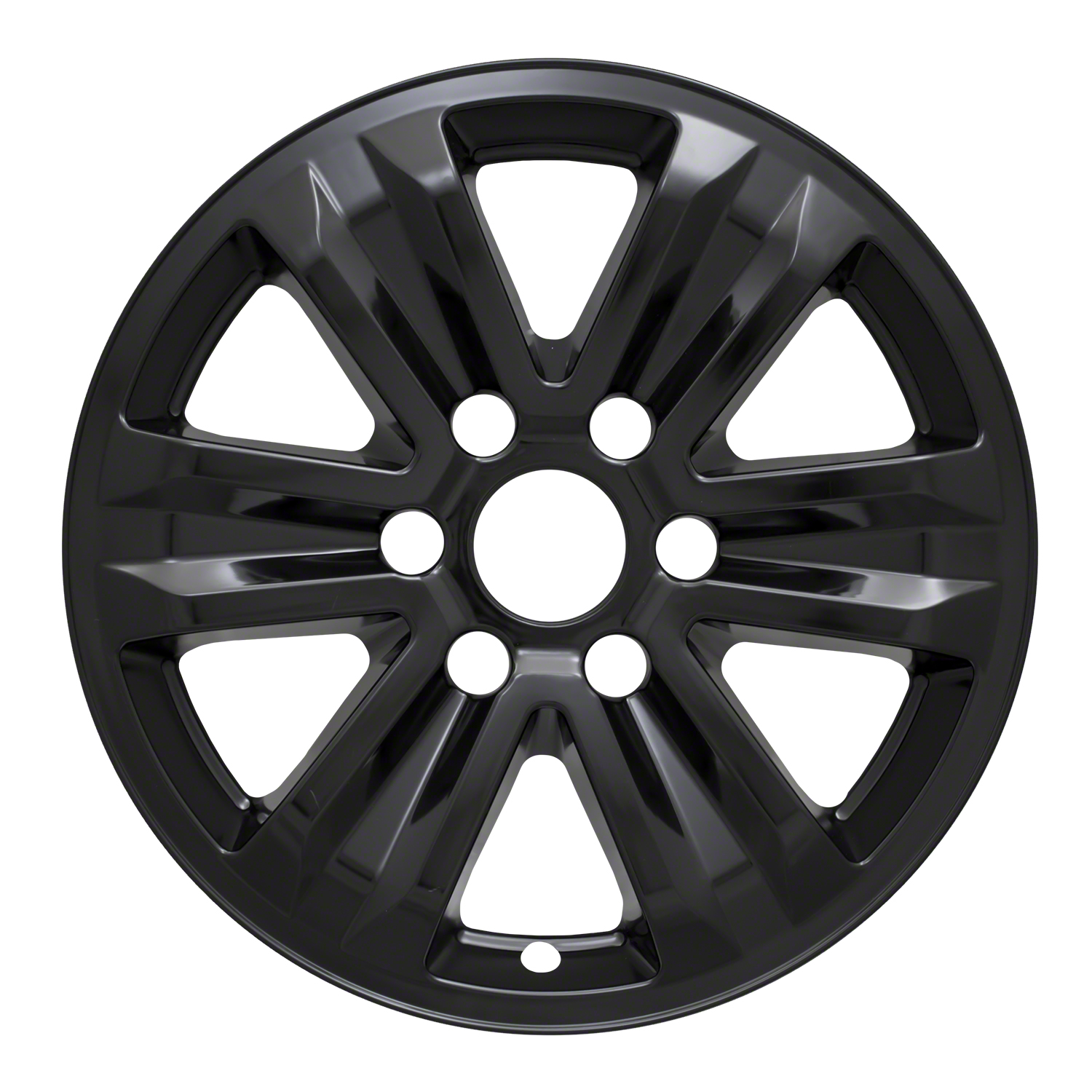 Coast To Coast IWCIMP387BLK - Wheel Cover 17 Inch 6 Spoke Gloss Black Set Of 4 Coast To Coast IWCIMP387BLK - Wheel Cover 17 Inch 6 Spoke Gloss Black Set Of 4