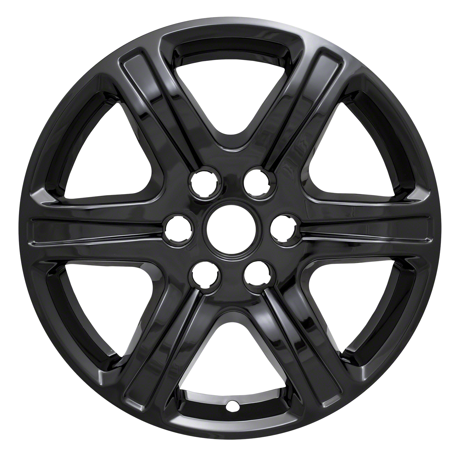 Coast To Coast IWCIMP395BLK - Wheel Cover 17 Inch 6 Spoke Gloss Black Set Of 4 Coast To Coast IWCIMP395BLK - Wheel Cover 17 Inch 6 Spoke Gloss Black Set Of 4