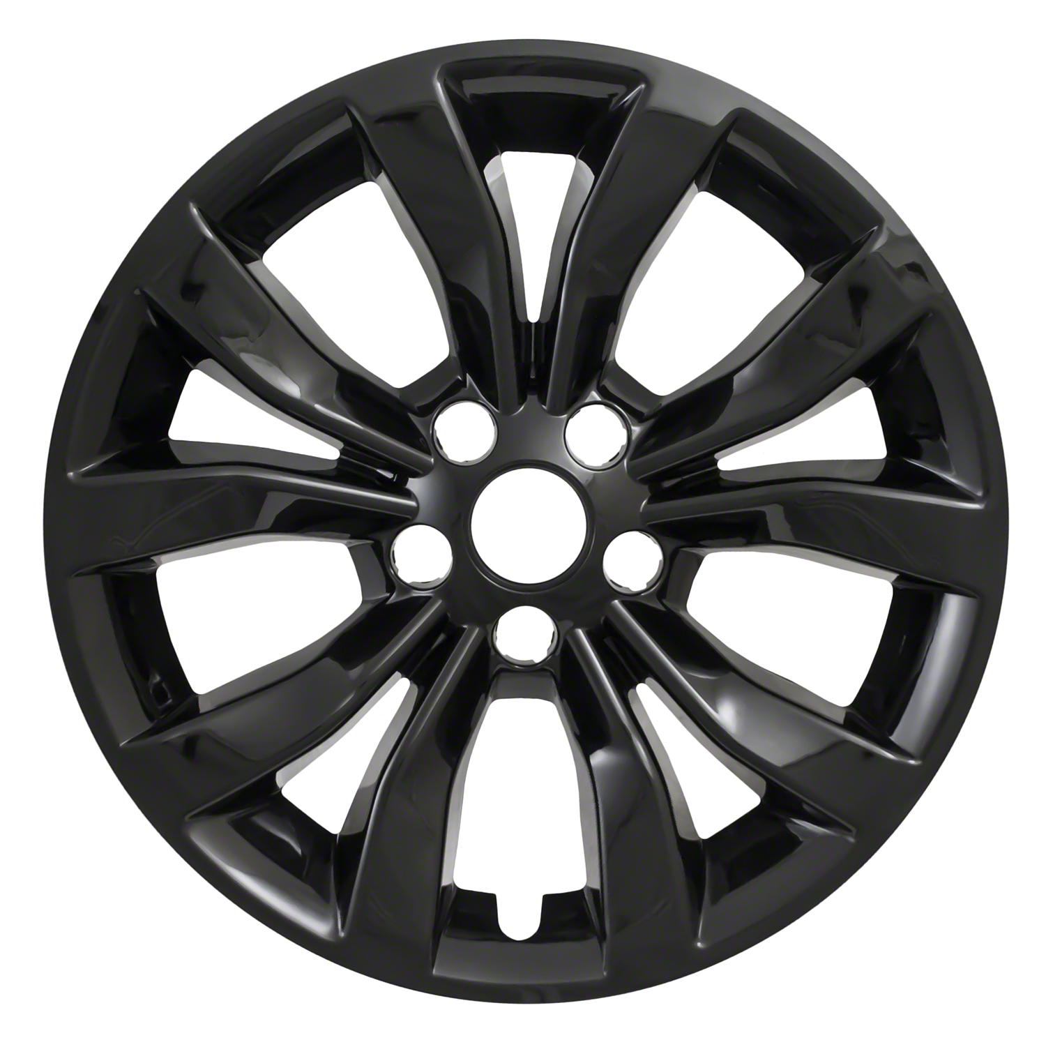 Coast To Coast IWCIMP381BLK - Wheel Cover 17 Inch 10 Spoke Gloss Black Set Of 4 Coast To Coast IWCIMP381BLK - Wheel Cover 17 Inch 10 Spoke Gloss Black Set Of 4