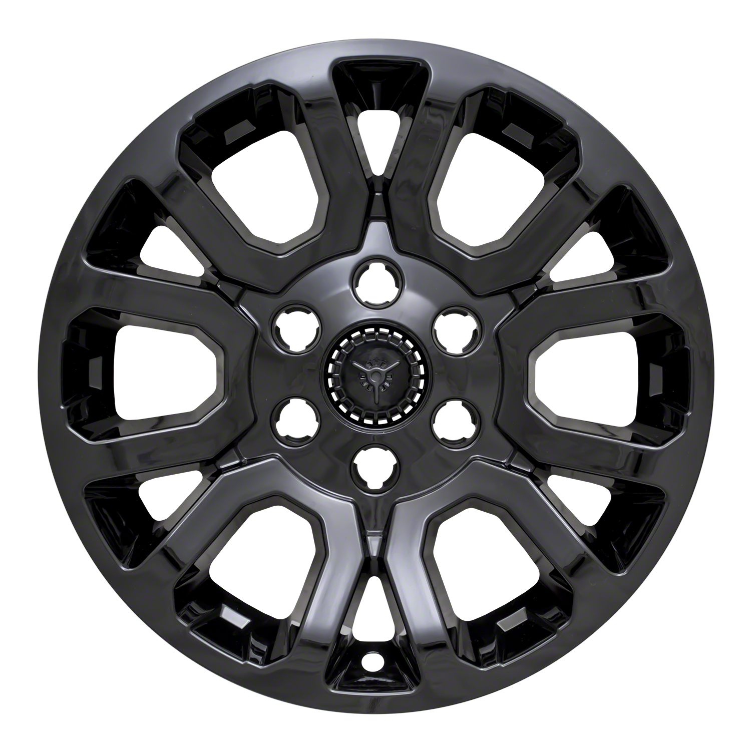 Coast To Coast IWCIMP404BLK - Wheel Cover 18 Inch 6 Spoke Gloss Black Set Of 4 Coast To Coast IWCIMP404BLK - Wheel Cover 18 Inch 6 Spoke Gloss Black Set Of 4