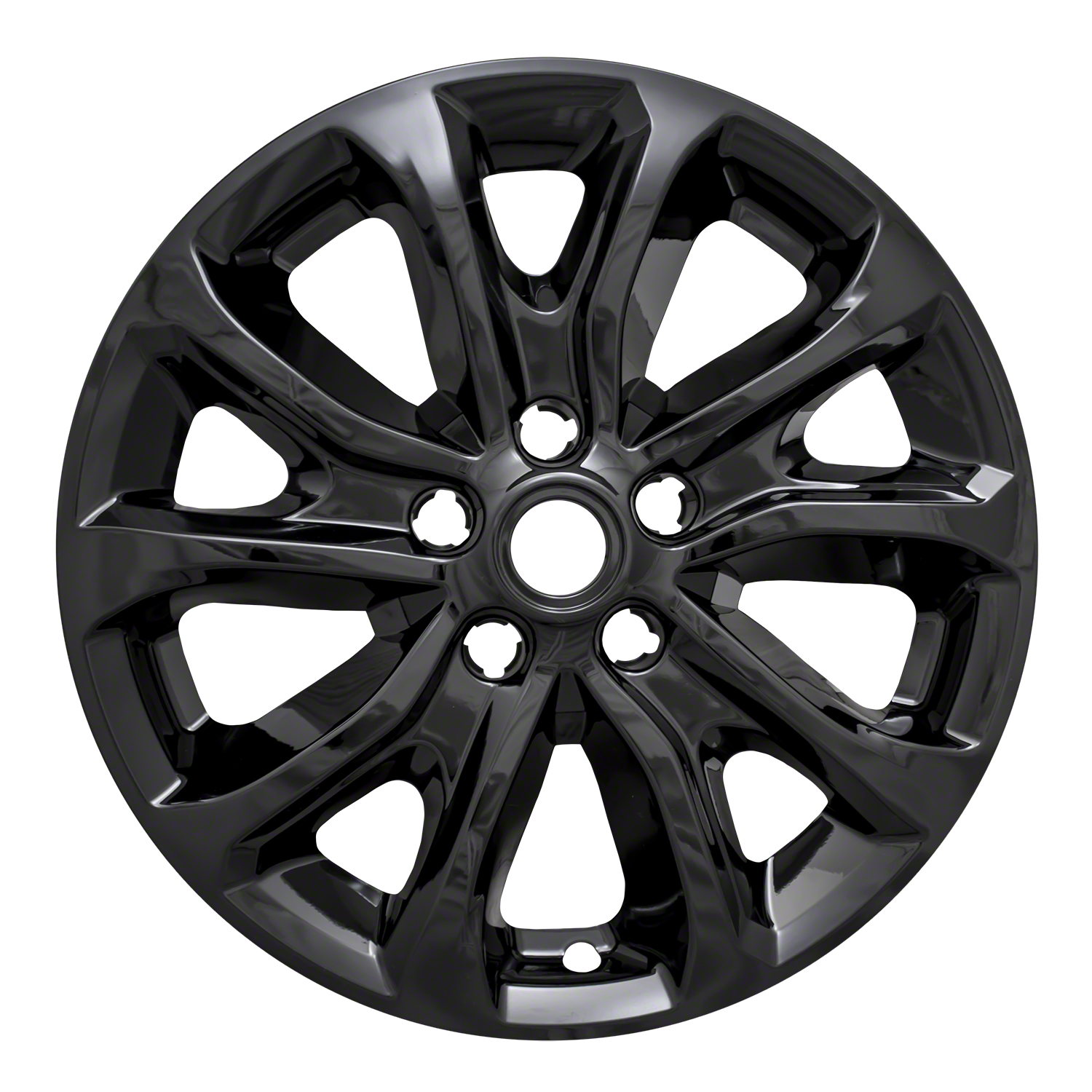 Coast To Coast IWCIMP409BLK - Wheel Cover 17 Inch 5 V-Spoke Gloss Black Set Of 4 Coast To Coast IWCIMP409BLK - Wheel Cover 17 Inch 5 V-Spoke Gloss Black Set Of 4
