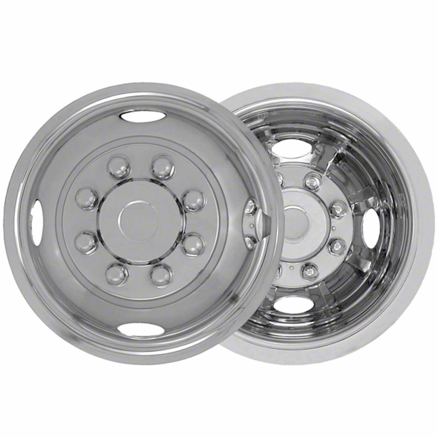 Coast To Coast IWCN816X - Wheel Simulator 16 Inch Stainles 8 Lug 4 Hand Hole Set 4