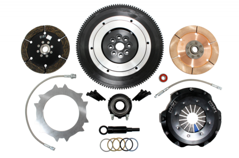 Clutch Masters 15017-TD7S-SHV - 07-09 Subaru Legacy GT Spec B Push Style Street/Race Twin-Disc 7.25in Clutch Kit Clutch Masters 15017-TD7S-SHV - 07-09 Subaru Legacy GT Spec B Push Style Street/Race Twin-Disc 7.25in Clutch Kit