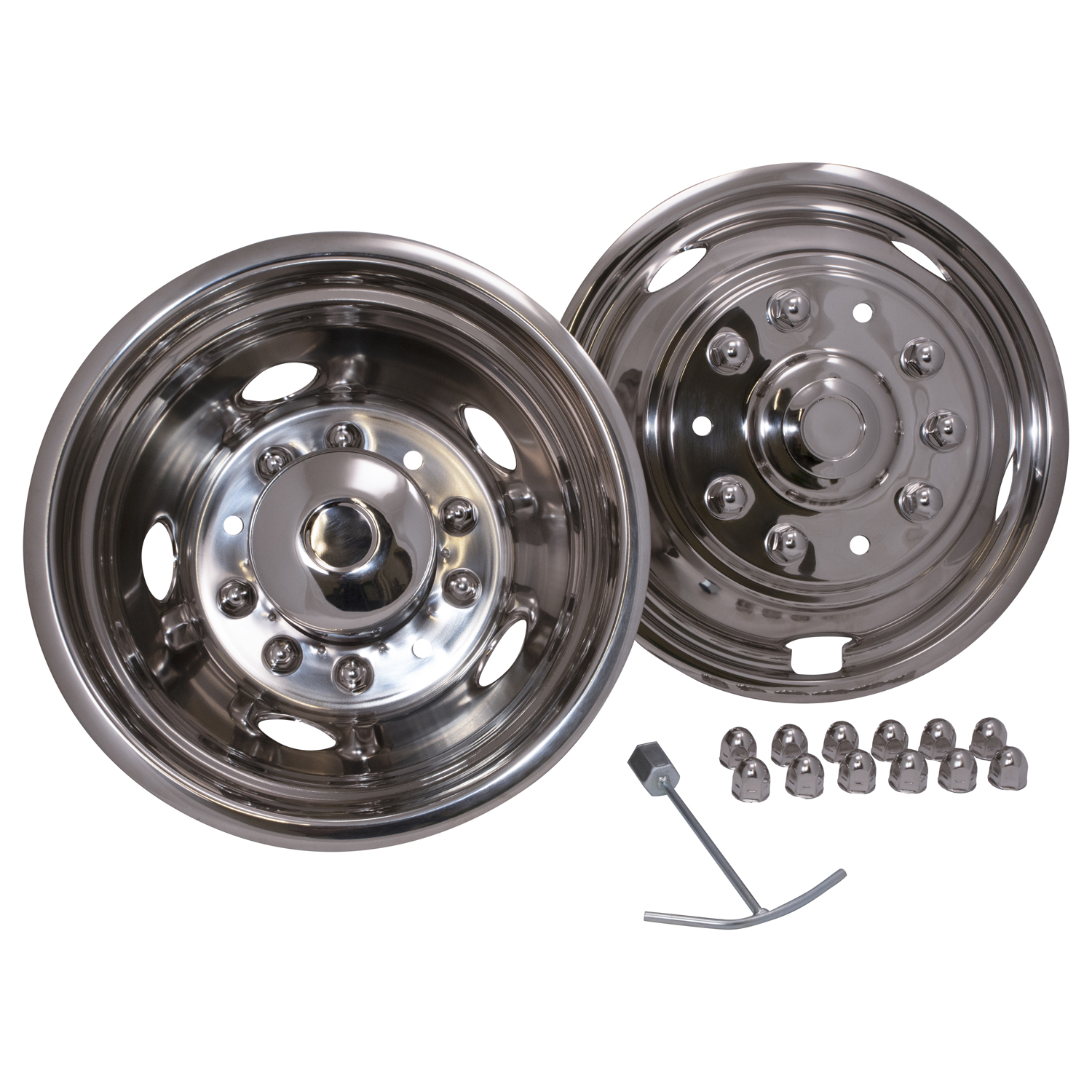 Coast To Coast IWCN195F05 - With 2 Front Wheel Liners/ 2 Rear Wheel Liners/ 4 Axle Covers/ 20 Jam Nuts